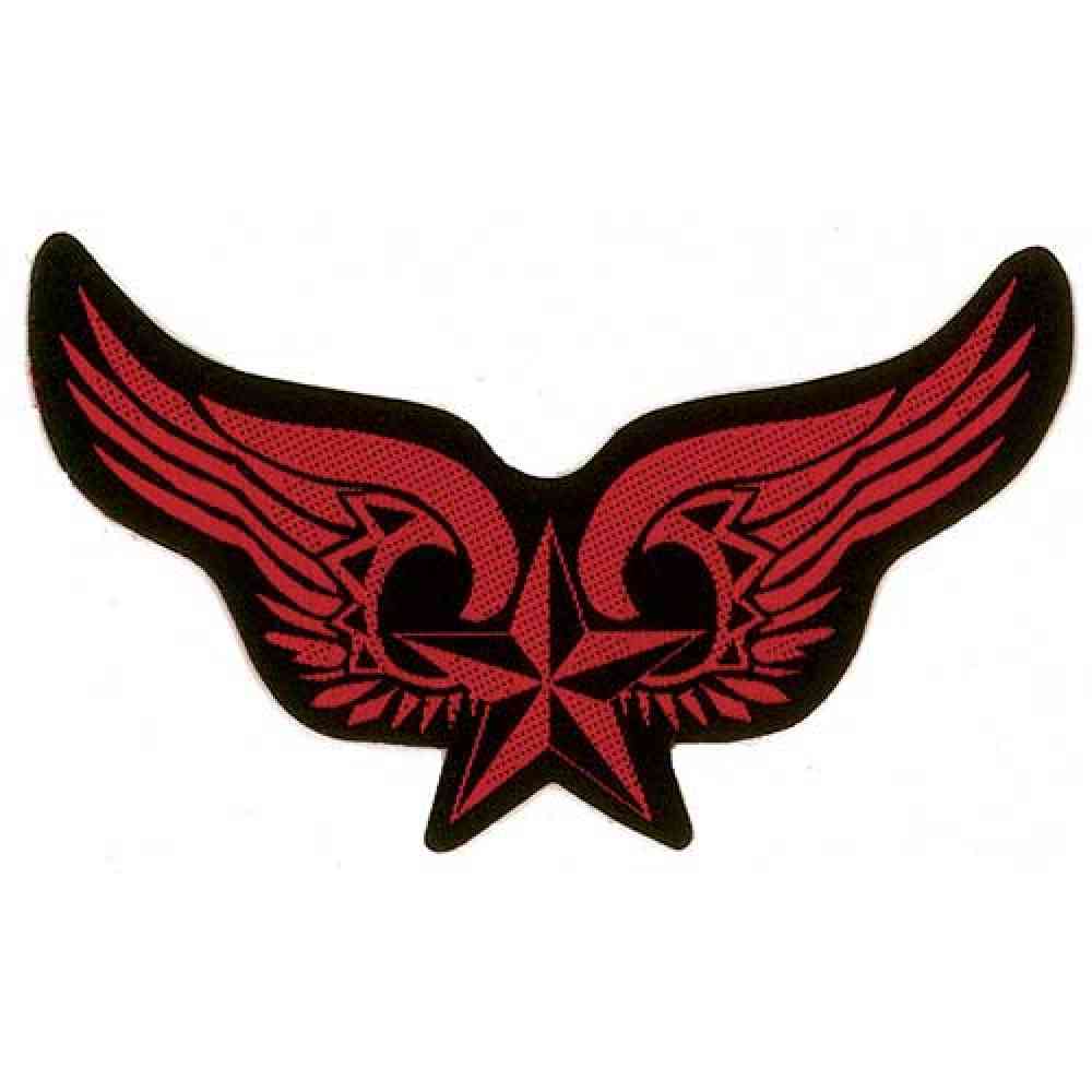 - Winged Nautical Star Patch - Multicolours